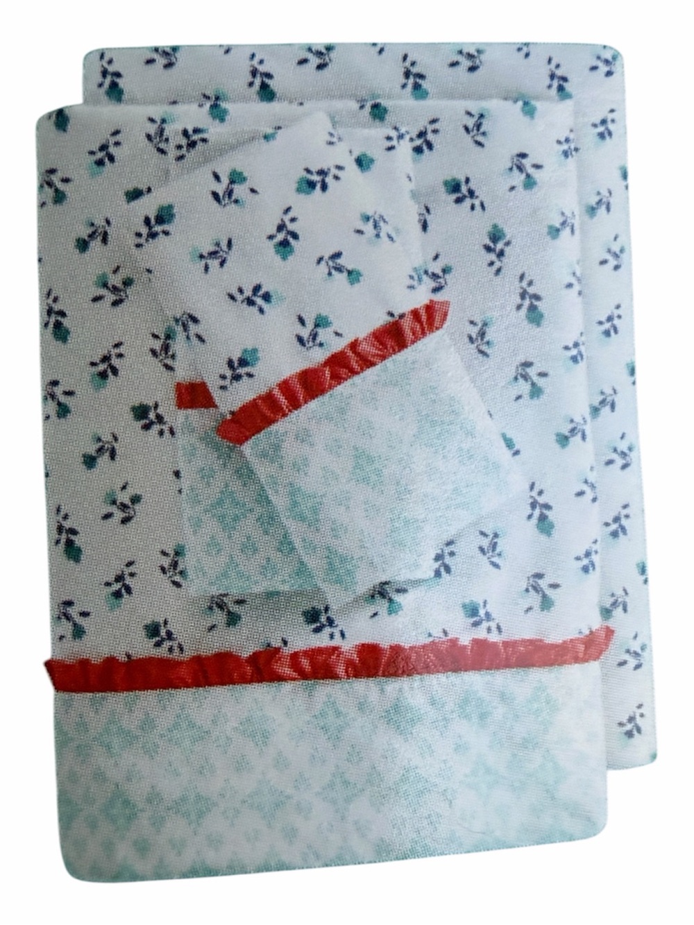 KING The Pioneer Woman Calico Floral Medallion Cotton Percale Sheet Set Sheets